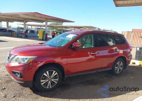 2017 Nissan Pathfinder Sl from USA, damaged, VIN 5N1DR2MM5HC621689